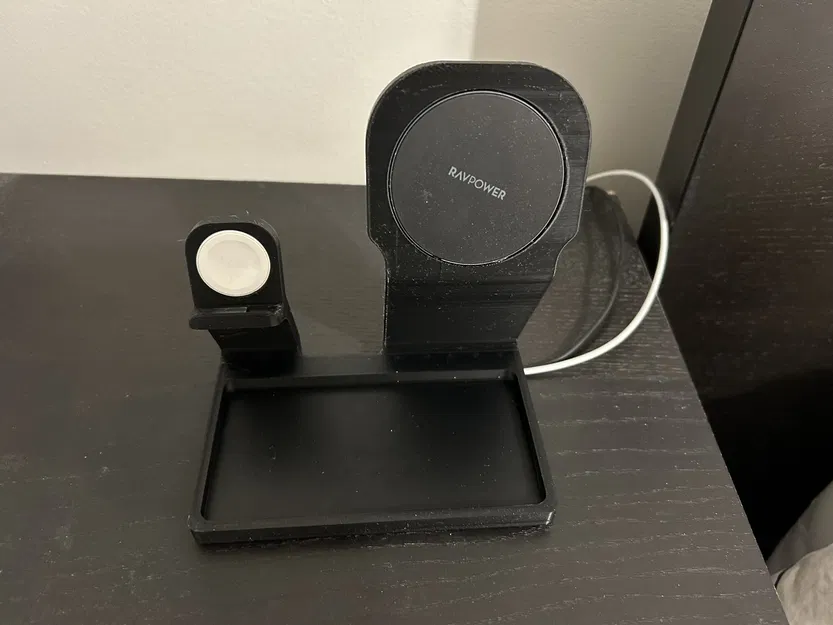 Giá Đỡ Sạc Kép MagSafe iPhone và Apple Watch - RAVPower - Image 2