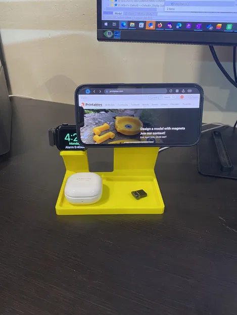 Đế Sạc Không Dây Apple iPhone & Watch - Image 1