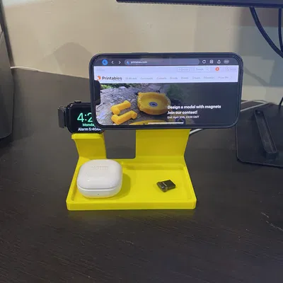 Đế Sạc Không Dây Apple iPhone & Watch