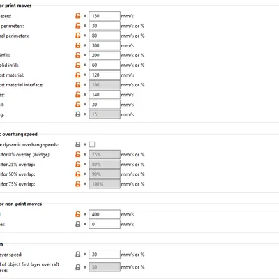 Hồ sơ in PLA SV06+ của Manta Mech (PrusaSlicer)