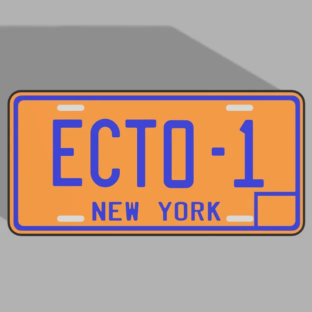 Hộp đèn biển số Ghostbusters Ecto-1 - Image 2