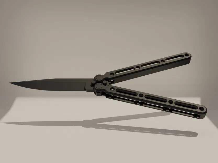 Dao Bướm (Butterfly Knife) - Dễ Lắp Ráp Bằng Blender - Image 1