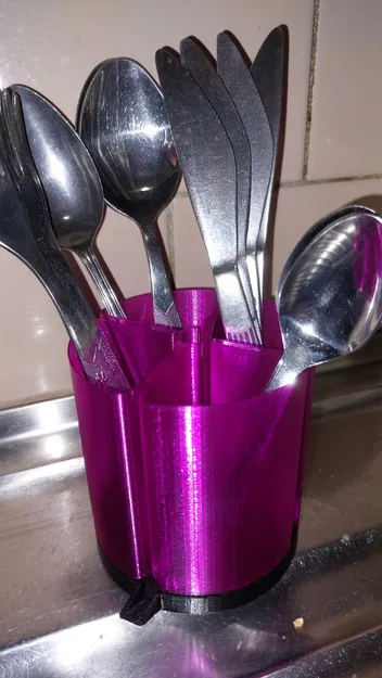 Hộp đựng muỗng đũa / ống bút / đồ dùng phòng tắm (Chế độ Vase mode) - Image 1