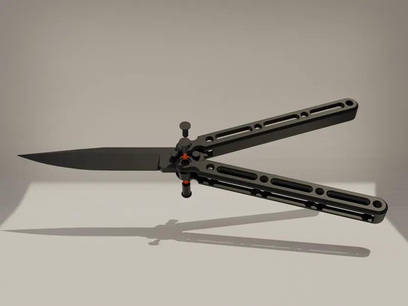 Dao Bướm (Butterfly Knife) - Dễ Lắp Ráp Bằng Blender - Image 2