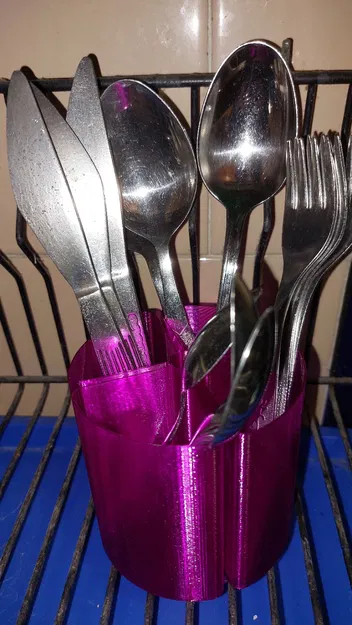 Hộp đựng muỗng đũa / ống bút / đồ dùng phòng tắm (Chế độ Vase mode) - Image 2