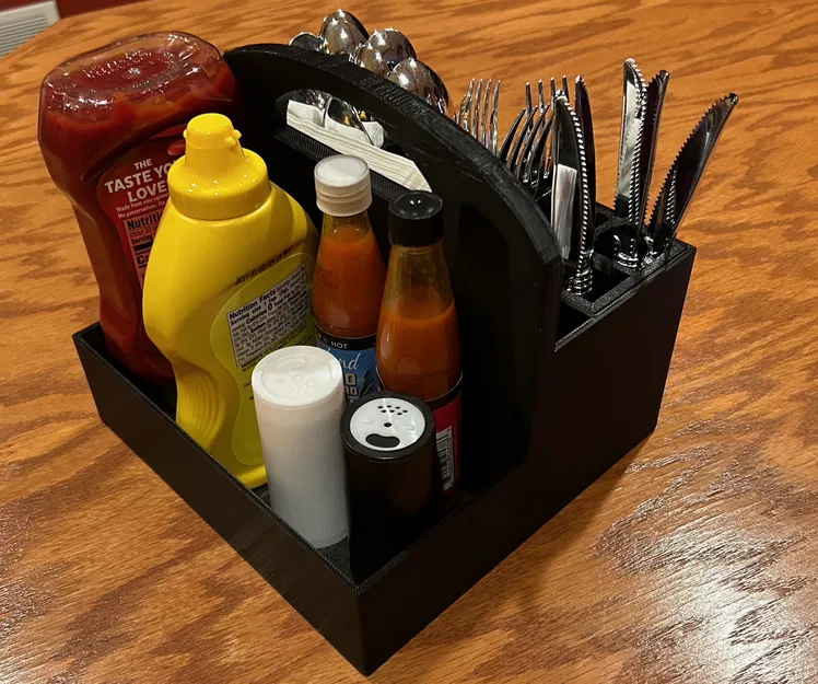 Khay Đựng Dao Dĩa/Gia Vị (Có Đế Xoay Tùy Chọn) - Image 2