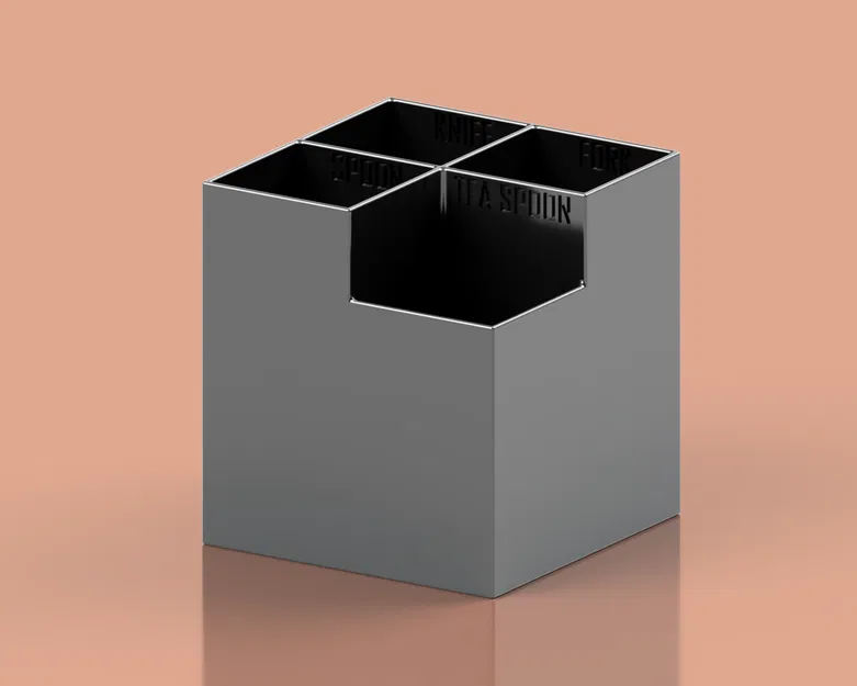 KHAY ĐỰNG DAO MUỖNG NĨA TỐI GIẢN - Image 1