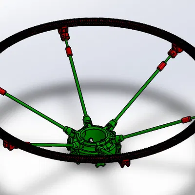 Tàu Chạy Trên Cây Thông Noel L2 (Phiên Bản In 3D)