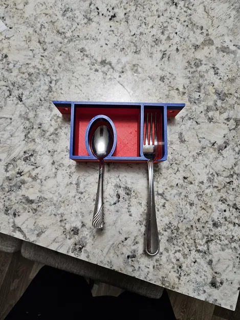 Kệ Giữ Nĩa Muỗng Dưới Quầy - Image 2