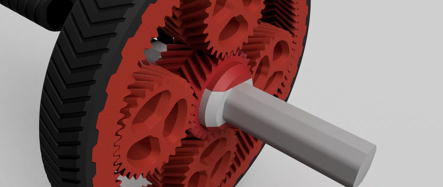 Bánh Xe Tập Thể Dục Hành Tinh (File Step và 4 độ hở khác nhau) - Image 3