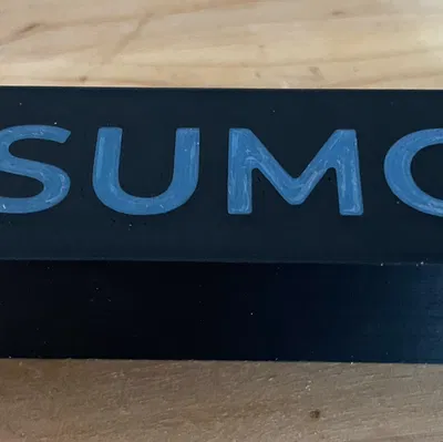 Biển tên Sumo có hai đầu công cụ