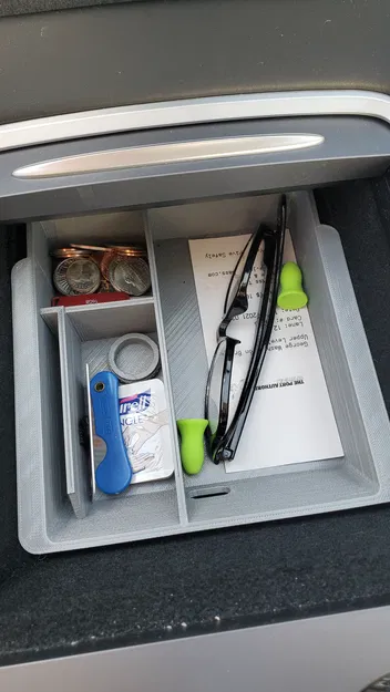 Khay Tổ Chức Hộp Điều Khiển Trung Tâm Tesla Model 3/Y (2021+) - Image 1