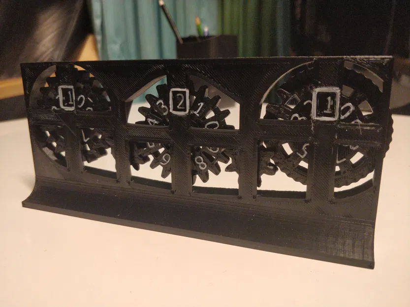 Đồ chơi bàn làm việc cơ khí Bộ đếm số (Mechanical Counter desktoy) - Image 1