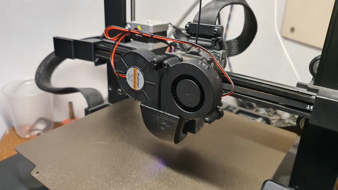 Khuôn tản nhiệt kép 5015 siêu nhẹ Creality Ender 3 V3 SE (2 cái) - Image 1