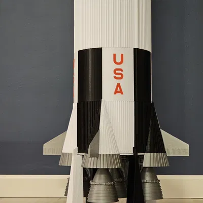Chân đế cho mô hình Apollo Saturn V tỉ lệ 1:60