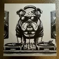 Mô hình Bulldog DJ - HueForge - Thumbnail 1