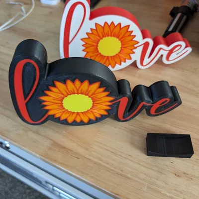 Hộp Đèn Tường Hoa Tình Yêu