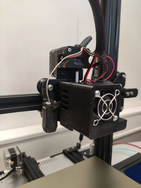 Ống Dẫn Khí Quạt 5015 Ender 3 - Có Gắn Nam Châm / Quạt Tản Nhiệt 4020 - Image 1