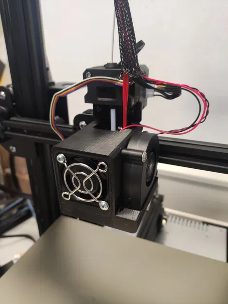 Ống Dẫn Khí Quạt 5015 Ender 3 - Có Gắn Nam Châm / Quạt Tản Nhiệt 4020 - Image 2