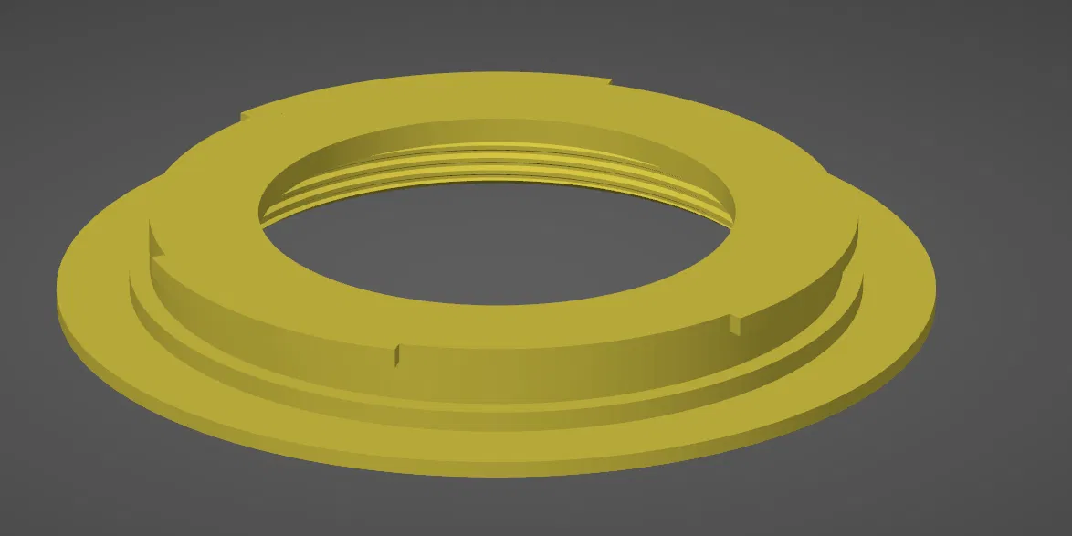 Adapter M42 - Canon EF (có vòng kích hoạt khẩu tự động) - Image 2