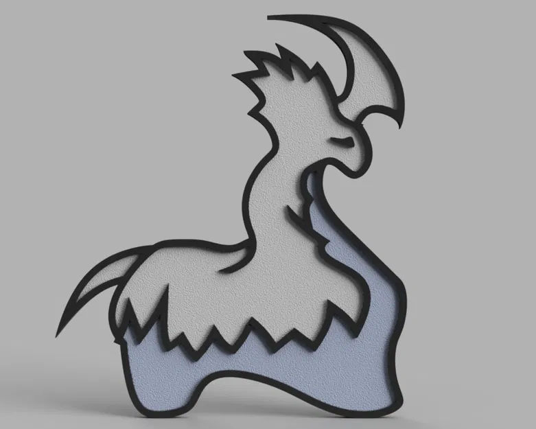 Tranh 2D Thrumbo - Rimworld - Image 1