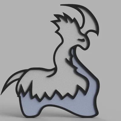 Tranh 2D Thrumbo - Rimworld