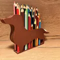 Khuôn Đựng Bút Chì Hình Chó Dachshund - Thumbnail 1