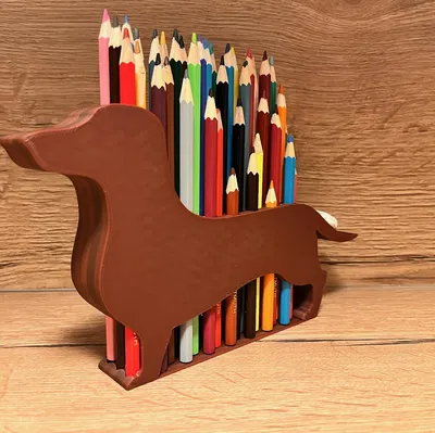 Khuôn Đựng Bút Chì Hình Chó Dachshund