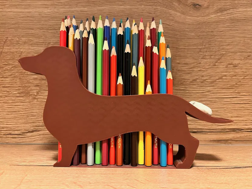 Khuôn Đựng Bút Chì Hình Chó Dachshund - Image 2