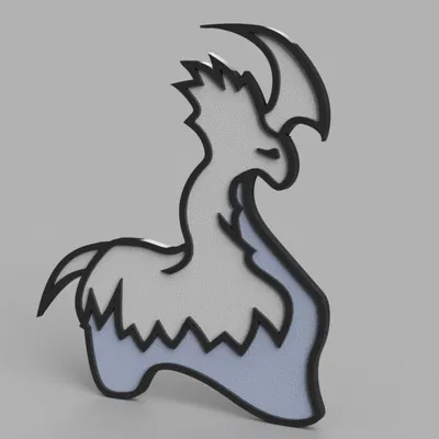 Tranh 2D Thrumbo - Rimworld