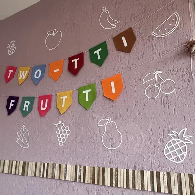 Trang trí viền quả cây