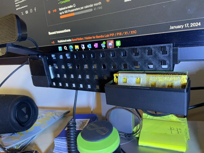 Kẹp màn hình DELL kèm móc bảng ghim P1P - Image 4