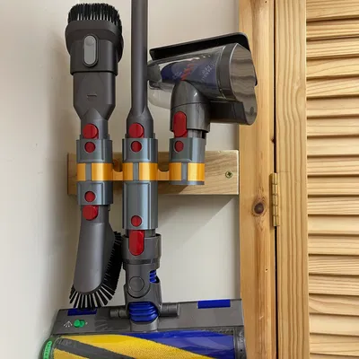 Giá đỡ phụ kiện Dyson V7 V8 V10 V11 V15 treo tường, giữ 6 hoặc 8 dụng cụ