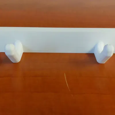 Móc treo khăn tắm - Phiên bản ngắn 2 móc