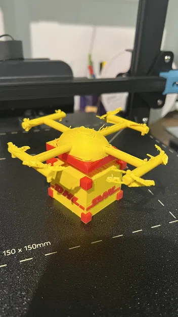 Mô Hình Drone Giao Hàng DHL - Image 1