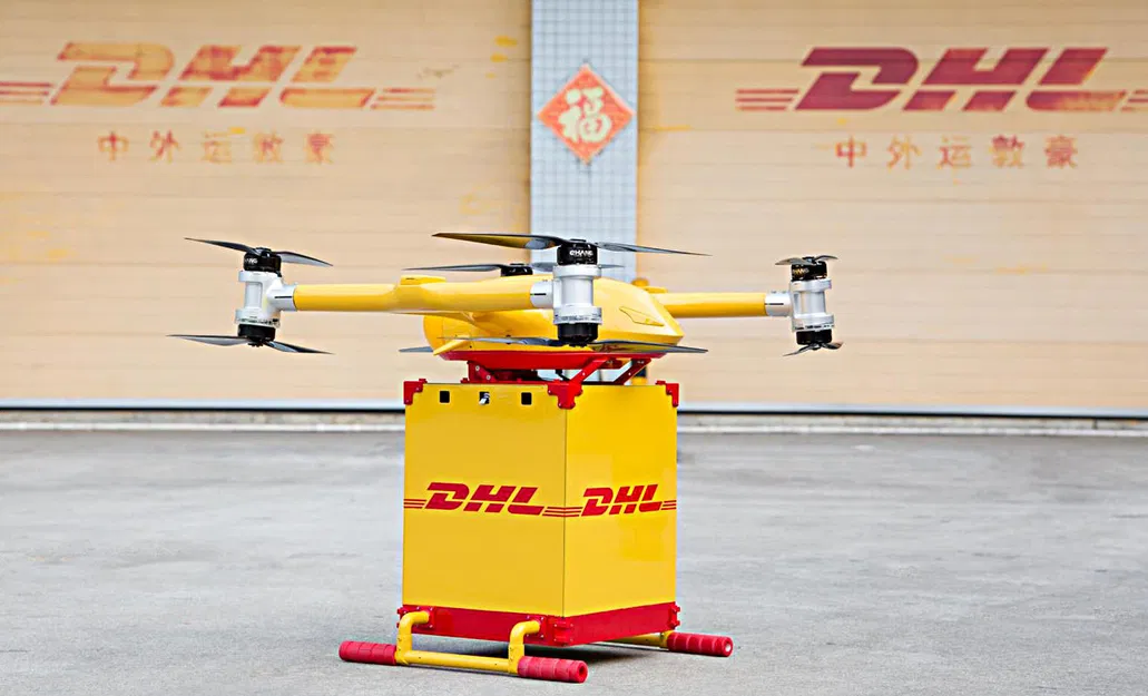 Mô Hình Drone Giao Hàng DHL - Image 2