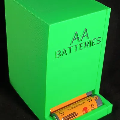 Đế đựng pin AA cho máy in nhỏ!