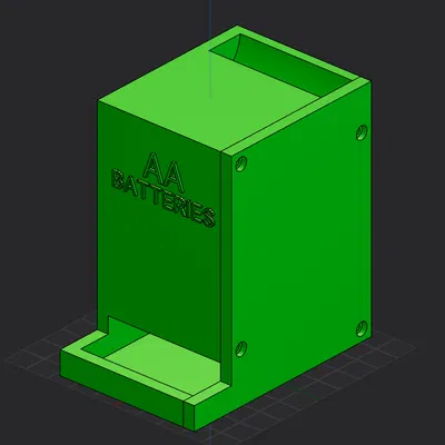 Đế đựng pin AA cho máy in nhỏ!