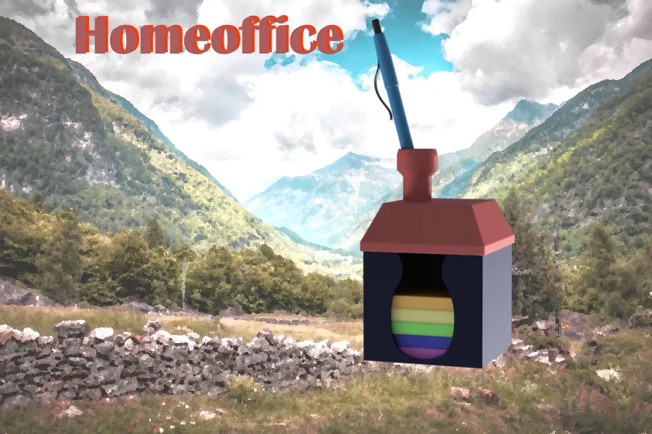 Hộp Ghi Chú Phong Cách Ngôi Nhà - Image 1