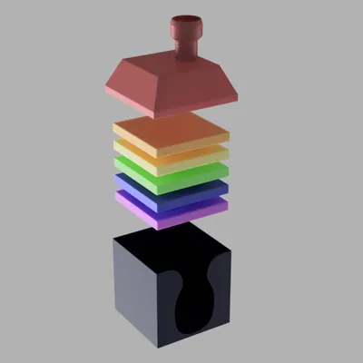 Hộp Ghi Chú Phong Cách Ngôi Nhà