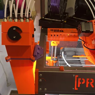 Phụ kiện PrusaBox bản lề cho Bộ đệm MMU2S (lấy cảm hứng từ RMU Buffer)