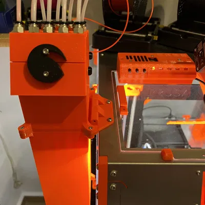 Phụ kiện PrusaBox bản lề cho Bộ đệm MMU2S (lấy cảm hứng từ RMU Buffer)