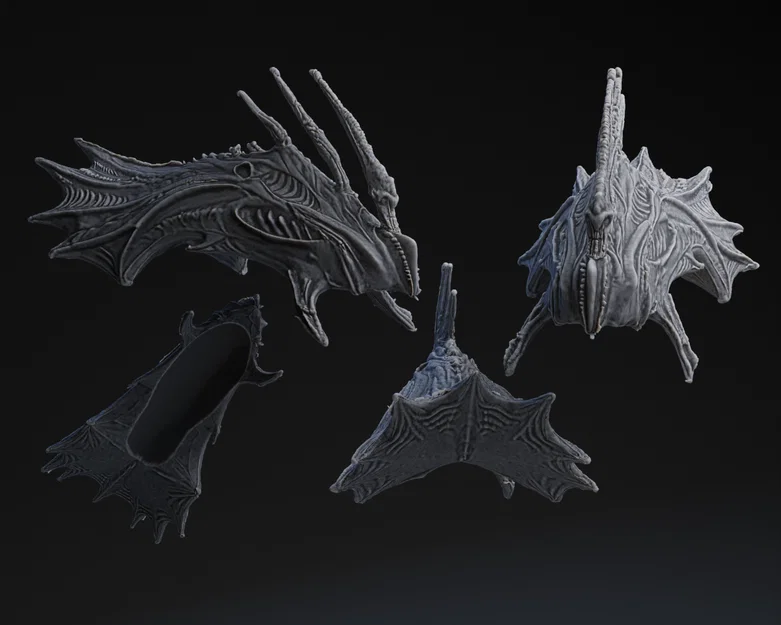 Nón Bảo Hiểm Xenomorphic Alien - Image 1