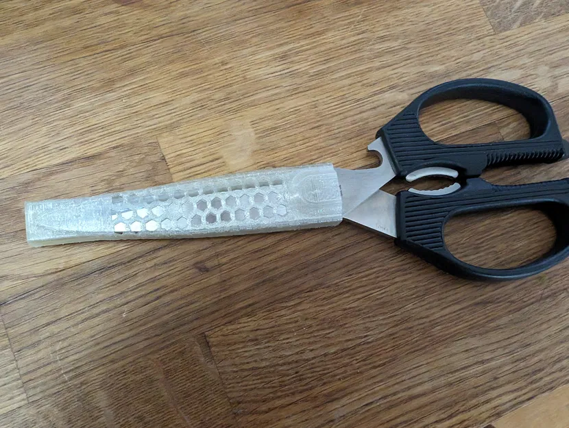 Chặn lưỡi dao có họa tiết lục giác cho kéo bếp Shun/Kershaw/Kai Pro - Image 2