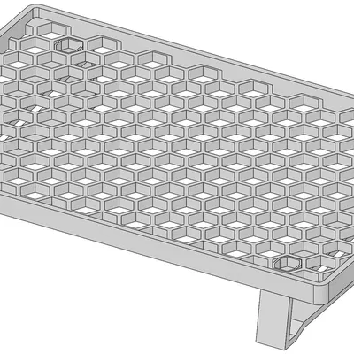 Khay Lục Giác T1 - Bàn/Kệ Đựng Đồ Tắm Cho Phòng Tắm Nhà Bạn