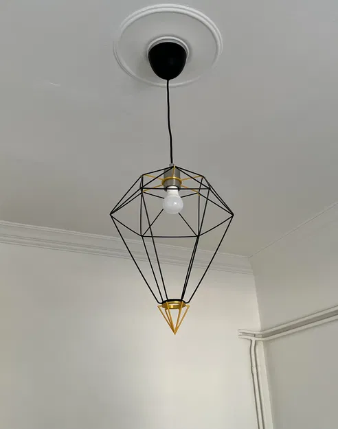 Chế chao đèn IKEA Brunsta thành hình Kim Cương - Image 1