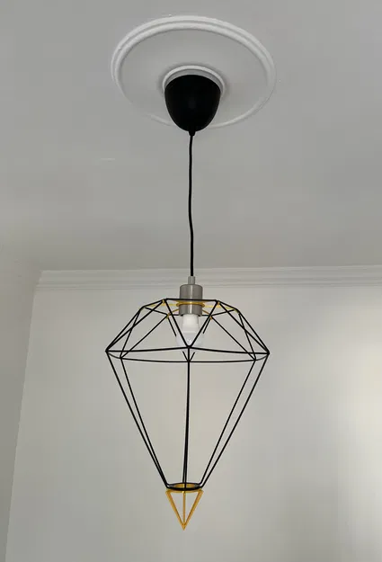 Chế chao đèn IKEA Brunsta thành hình Kim Cương - Image 4