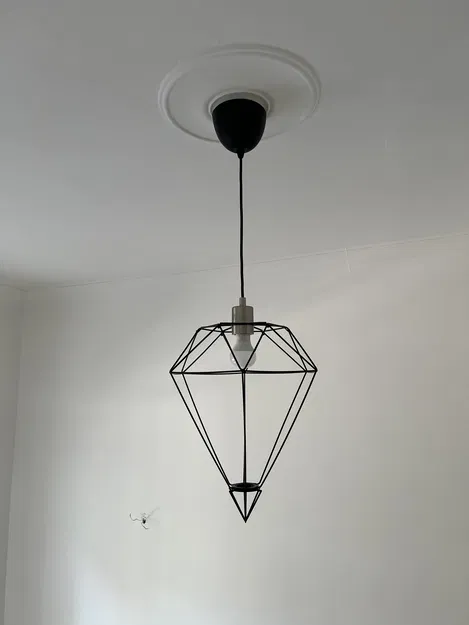 Chế chao đèn IKEA Brunsta thành hình Kim Cương - Image 5