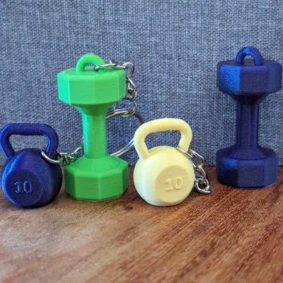 Móc khóa tạ ấm (Kettlebell)