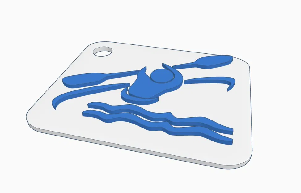 Móc Khóa Kayak Federació de Piragüisme de la Comunitat Valenciana - Image 2